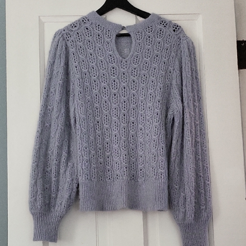 J. Crew Lavender Cable Knit Sweater - Picture 5 of 5
